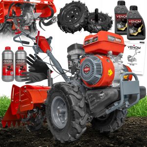 PROFESJONALNA GLEBOGRYZARKA SPALINOWA VENOM 60cm 223cc MOCNA BIEGI NAPĘD